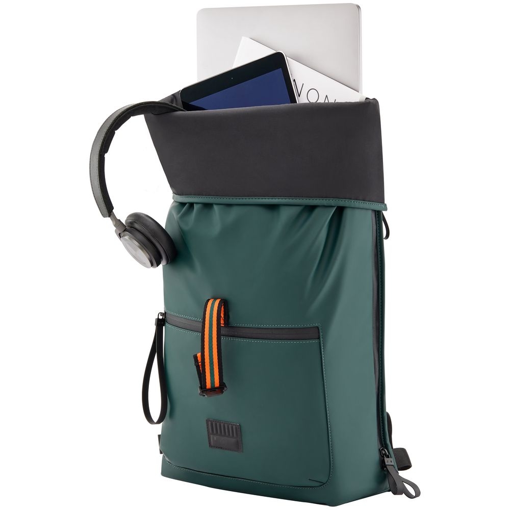 Рюкзак Urban Daily Plus, зеленый, зеленый, материал верха - полиуретан; подкладка - полиэстер