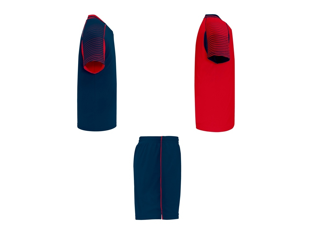 Спортивный костюм «Juve», унисекс, синий, красный, полиэстер