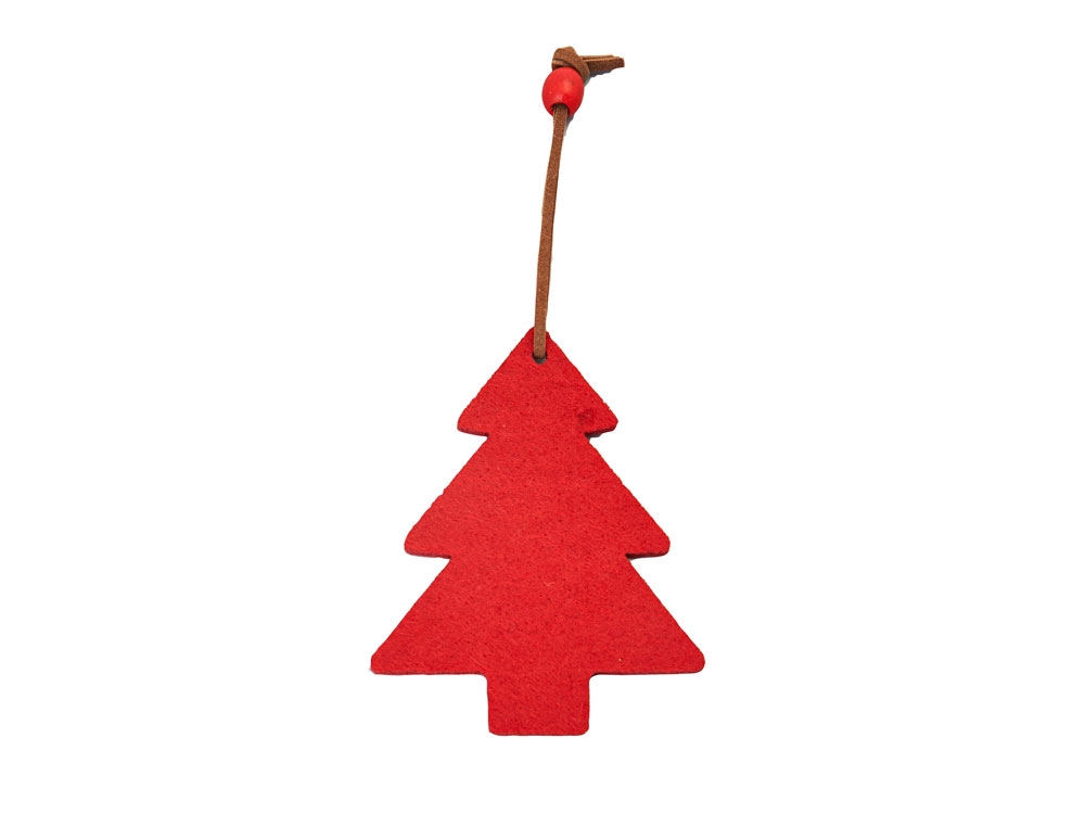 Войлочное рождественское украшение ABEND, елочка, красный, шерсть