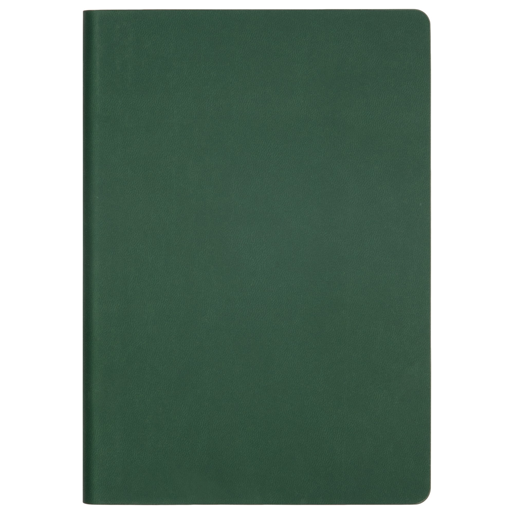 Ежедневник Latte soft touch недатированный, зеленый, зеленый