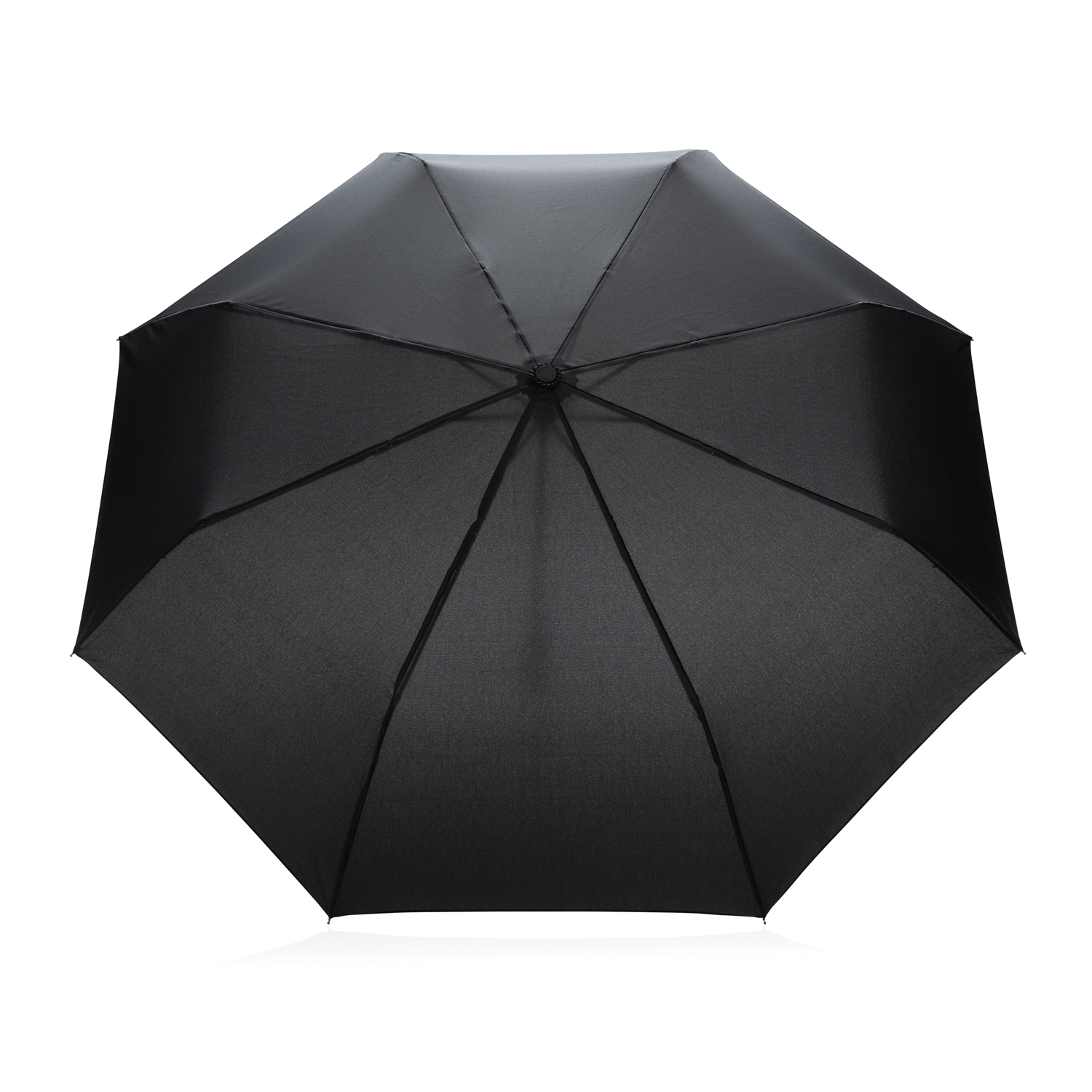 Компактный зонт Impact из RPET AWARE™ с бамбуковой рукояткой, d96 см , rpet; металл