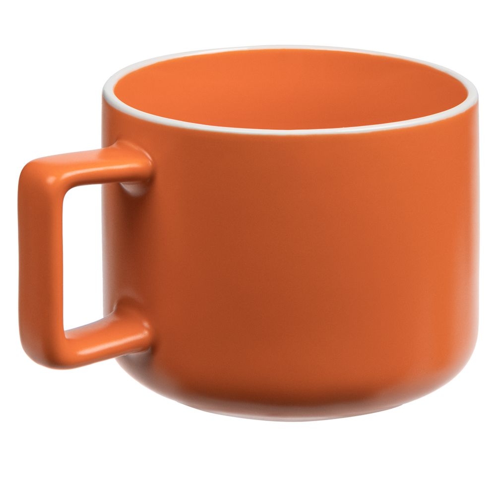 Чашка Fusion, оранжевая, оранжевый, фарфор