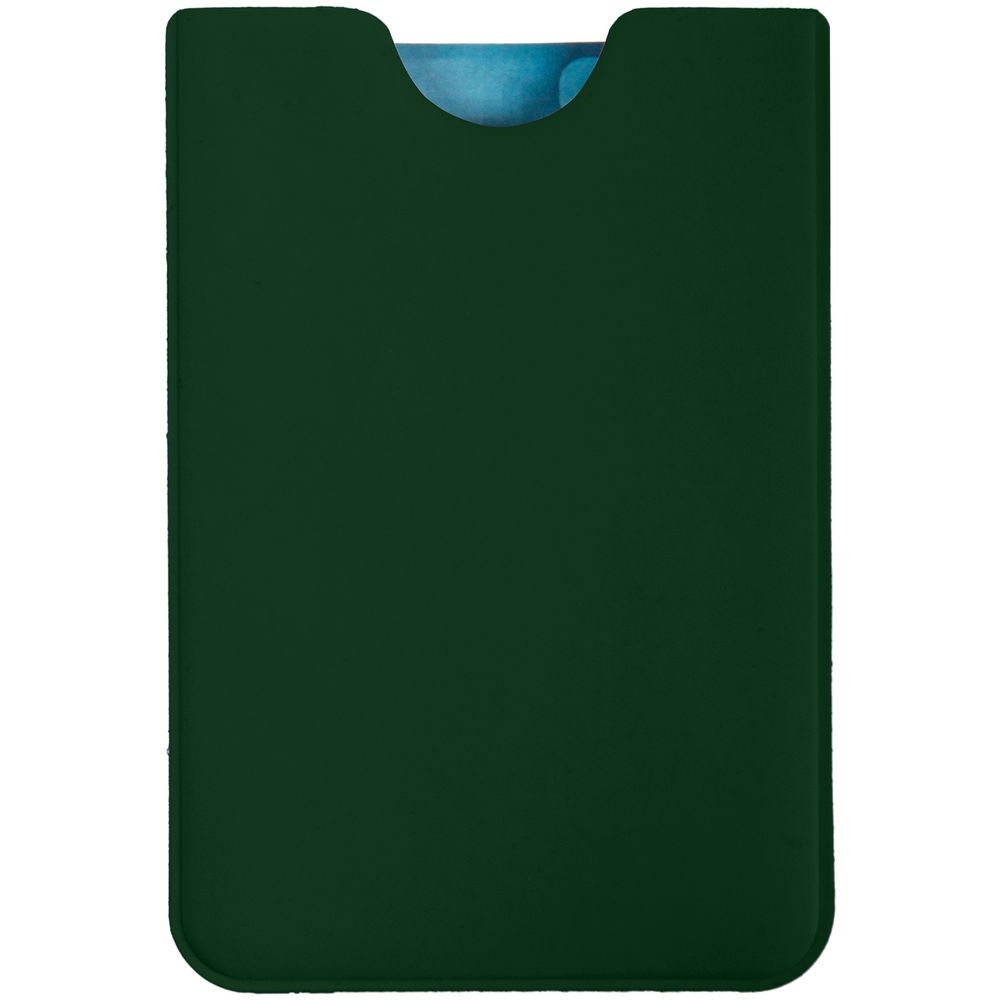 Чехол для карточки Dorset, зеленый, зеленый, кожзам