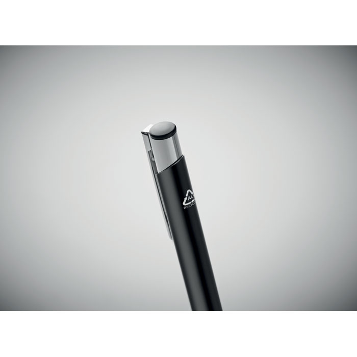 Ручка шариковая, черный, алюминий