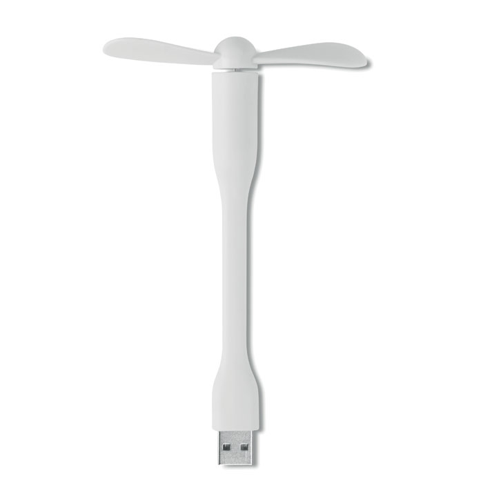Настольный USB вентилятор, белый, пластик