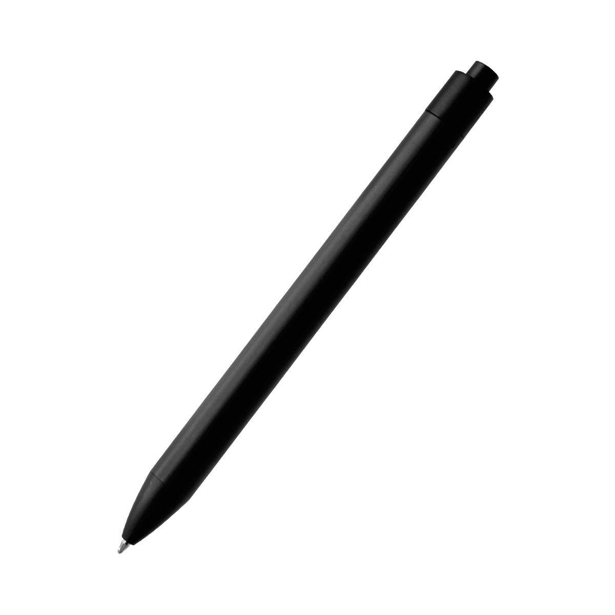 Ручка пластиковая с текстильной вставкой Kan, черная, черный