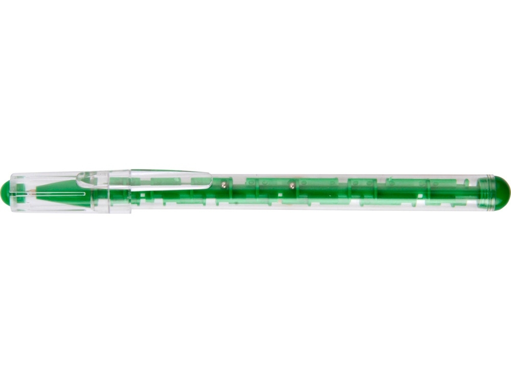 Ручка шариковая «Лабиринт», зеленый, пластик