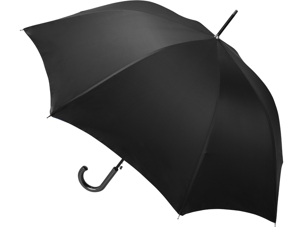 Зонт-трость «Гламур», черный, полиэстер