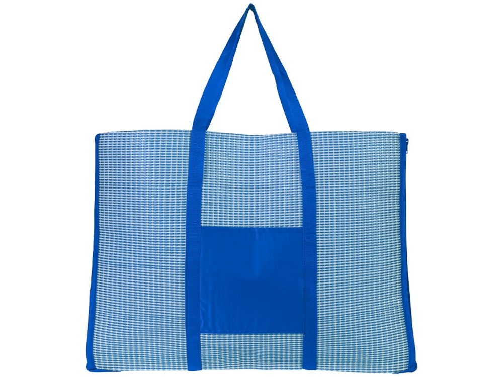 Пляжная складная сумка-коврик «Bonbini», синий, полипропилен