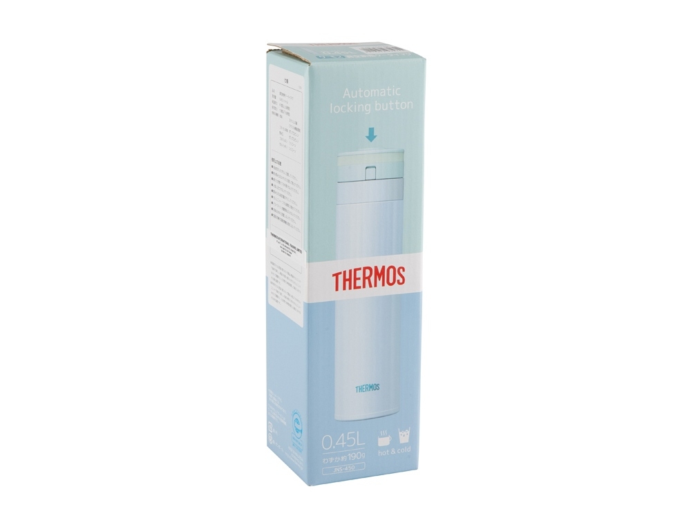 Термос Thermos JNS-450, голубой, металл