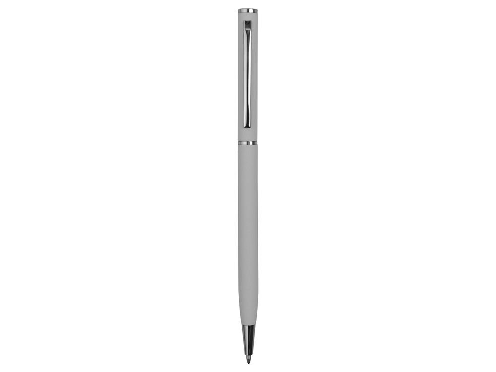 Ручка металлическая шариковая «Атриум софт-тач», серый, soft touch