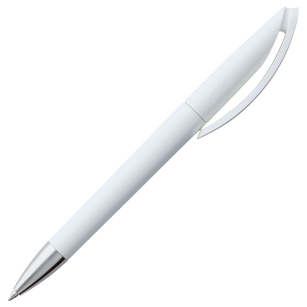 Ручка шариковая Prodir DS3.1 TPC, белая, белый, металл; пластик