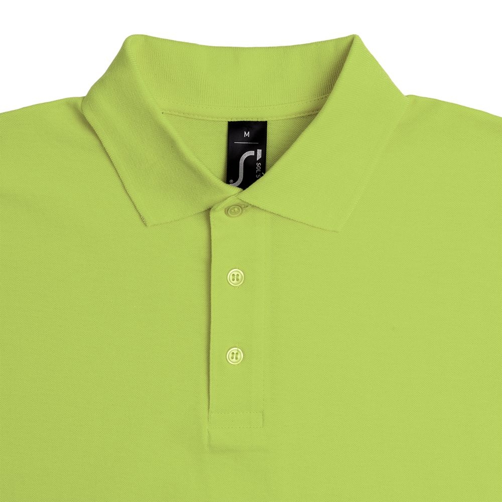 Рубашка поло мужская Summer 170, зеленое яблоко, зеленый, хлопок