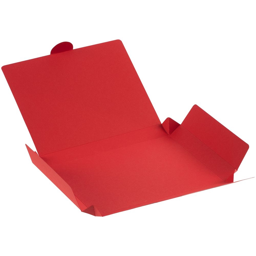 Коробка самосборная Flacky Slim, красная, красный, бумага