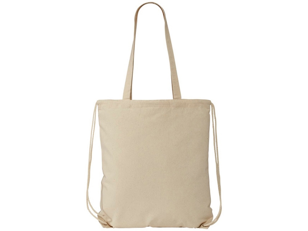 Рюкзак со шнурком «Flin» из хлопка 240 г/м², натуральный, хлопок