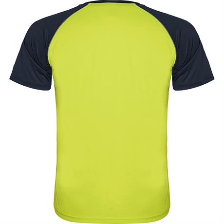 Спортивная футболка INDIANAPOLIS мужская, ФЛУОРЕСЦЕНТНЫЙ ЖЕЛТЫЙ/МОРСКОЙ СИНИЙ 3XL, флуоресцентный желтый/морской синий