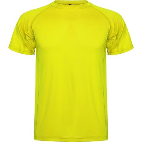 Спортивная футболка MONTECARLO мужская, ФЛУОРЕСЦЕНТНЫЙ ЖЕЛТЫЙ 3XL, флуоресцентный желтый