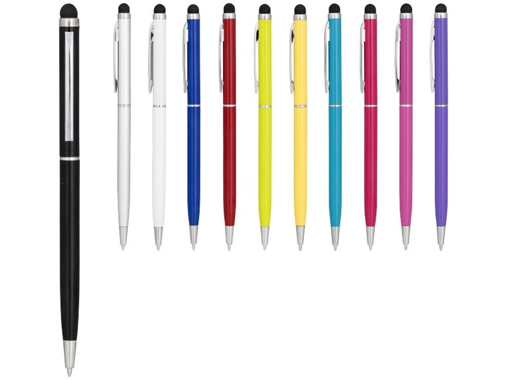Ручка-стилус шариковая «Joyce», черный, пластик, алюминий