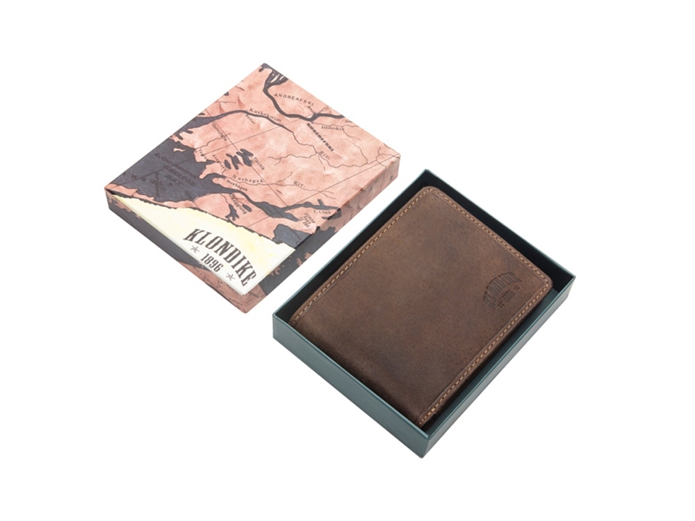 Бумажник «Peter», коричневый, кожа