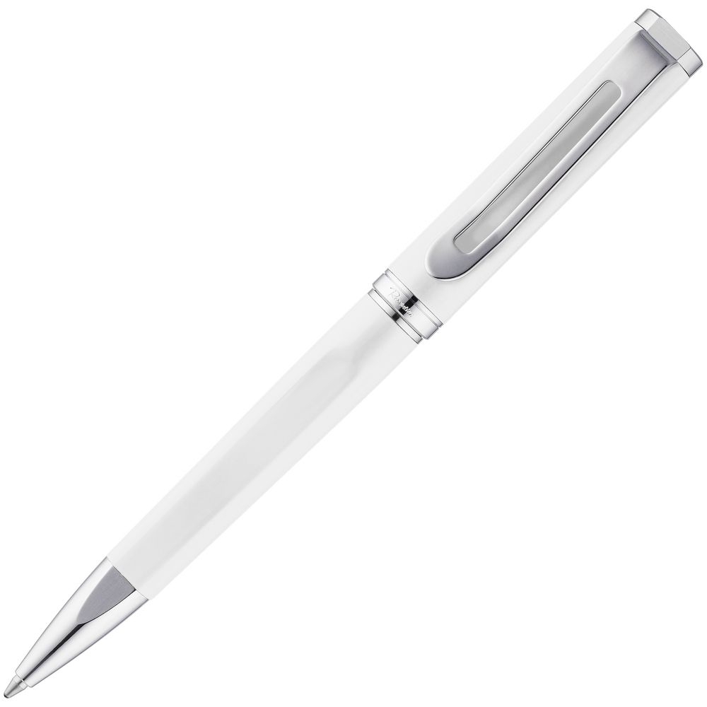 Ручка шариковая Phase, белая, белый, металл