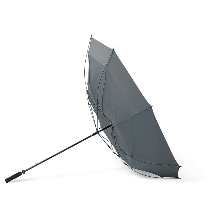 Зонт антишторм, серый, полиэстер