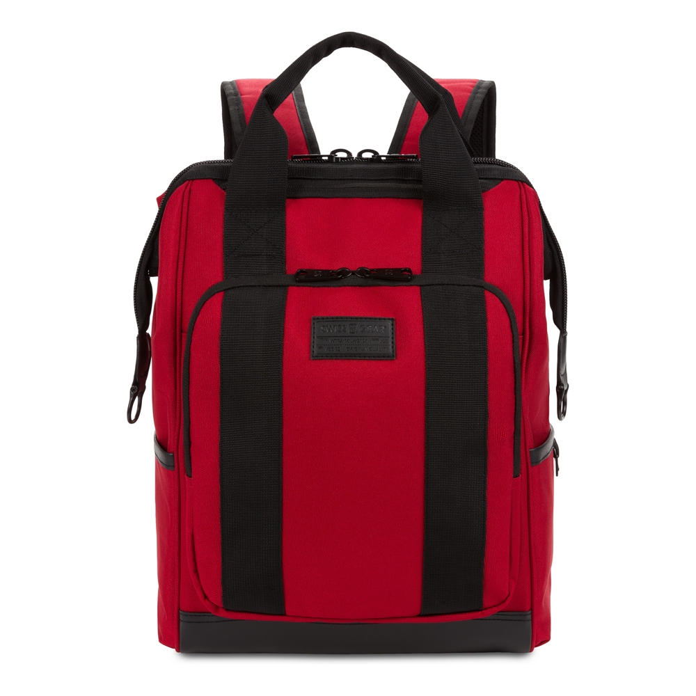 Рюкзак SWISSGEAR 16,5"Doctor Bags, красный/черный, полиэстер 900D/ПВХ, 29 x 17 x 41 см, 20 л, красный