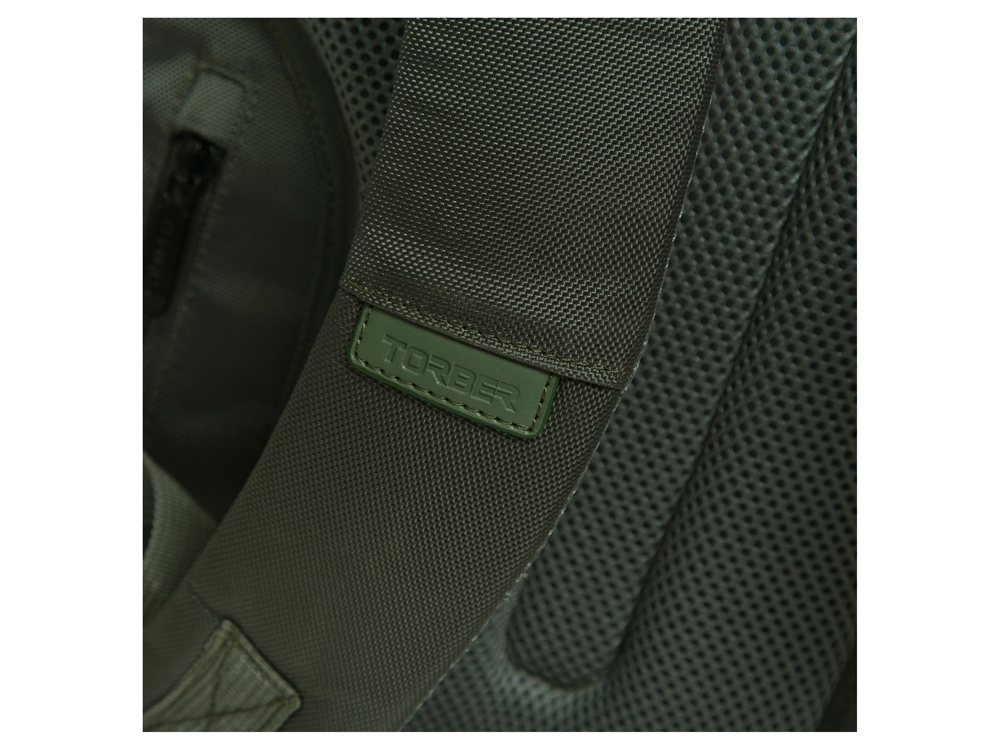 Рюкзак «VECTOR» с отделением для ноутбука 15,6", зеленый, полиэстер