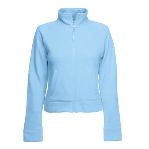 Толстовка "Lady-Fit Sweat Jacket", небесно-голубой_XS, 75% х/б, 25% п/э, 280 г/м2, голубой, хлопок 75%, полиэстер 25%, плотность 280 г/м2