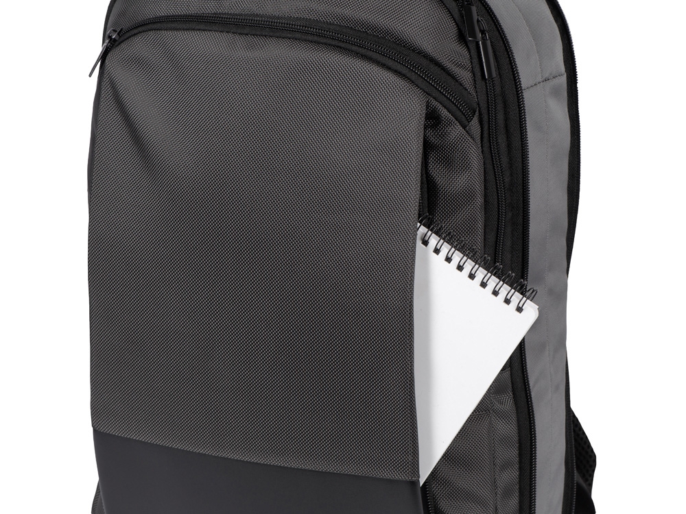 Расширяющийся рюкзак Slimbag для ноутбука 15,6", серый, полиэстер