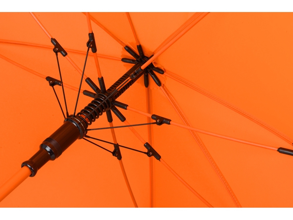 Зонт-трость «Color», оранжевый, полиэстер, soft touch