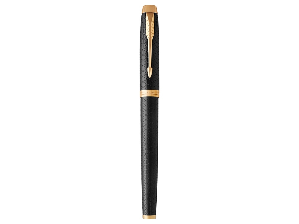 Ручка роллер Parker IM Premium, черный, желтый, алюминий