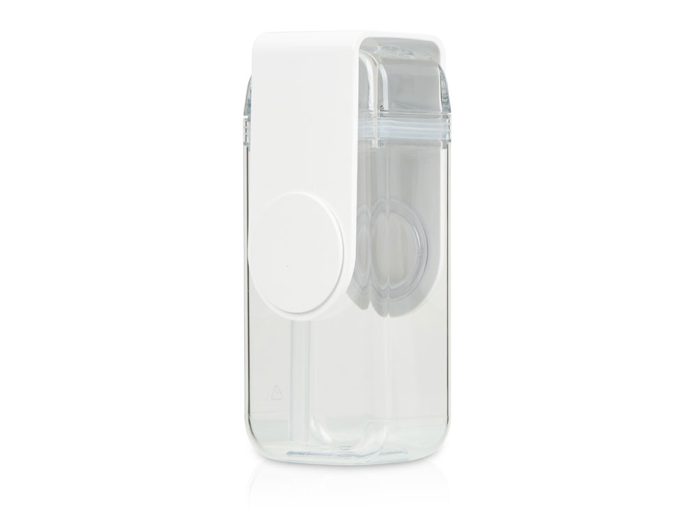 Бутылка для воды «JUICY DRINK BOX», белый, пластик