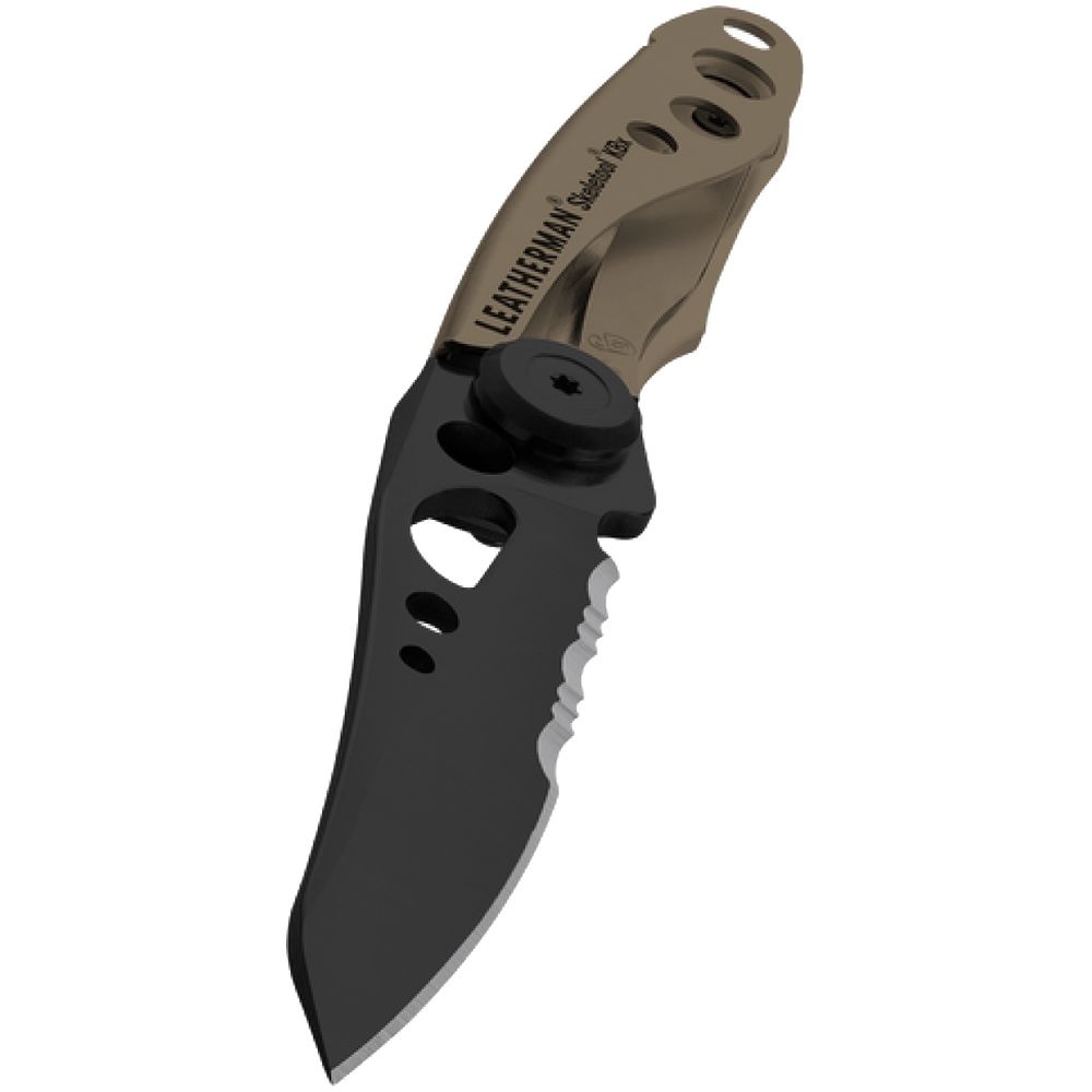 Нож Skeletool KBX, коричневый, коричневый, нержавеющая сталь, 420hc