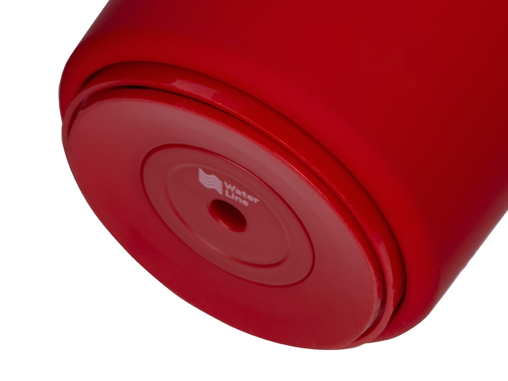 Герметичная термокружка на присоске «Kick», 350 мл, красный, металл