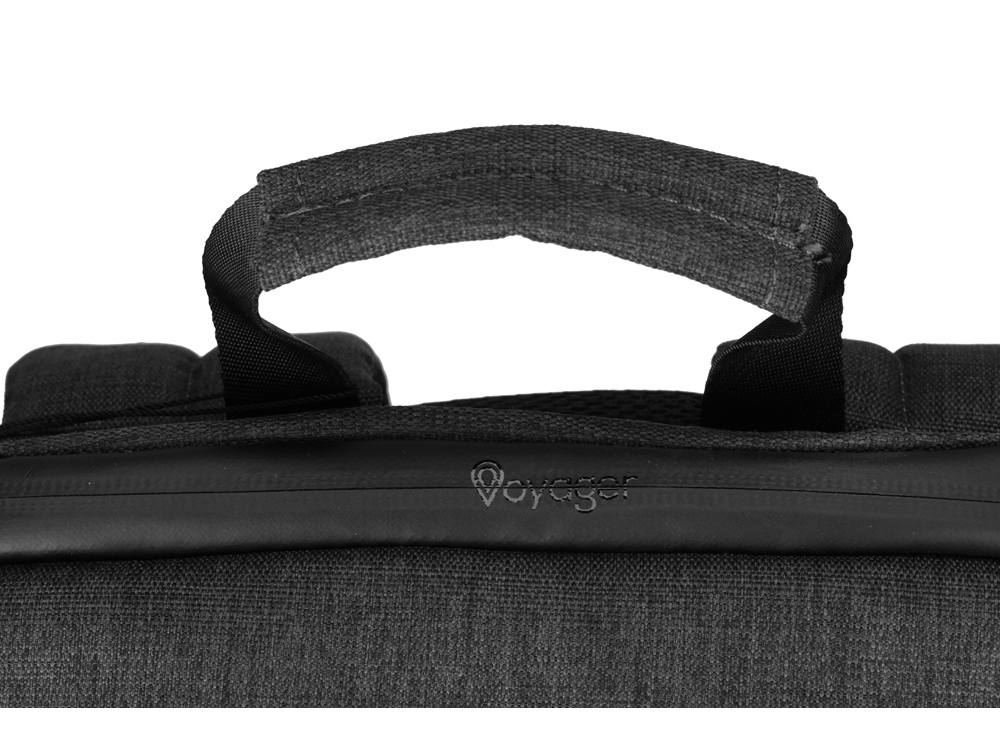 Рюкзак водостойкий «Stanch» для ноутбука 15.6'', серый, полиэстер