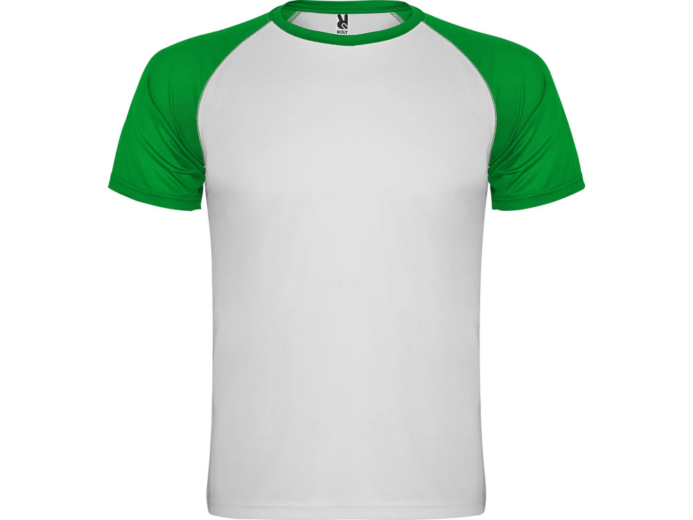 Спортивная футболка «Indianapolis» детская, зеленый, белый, полиэстер