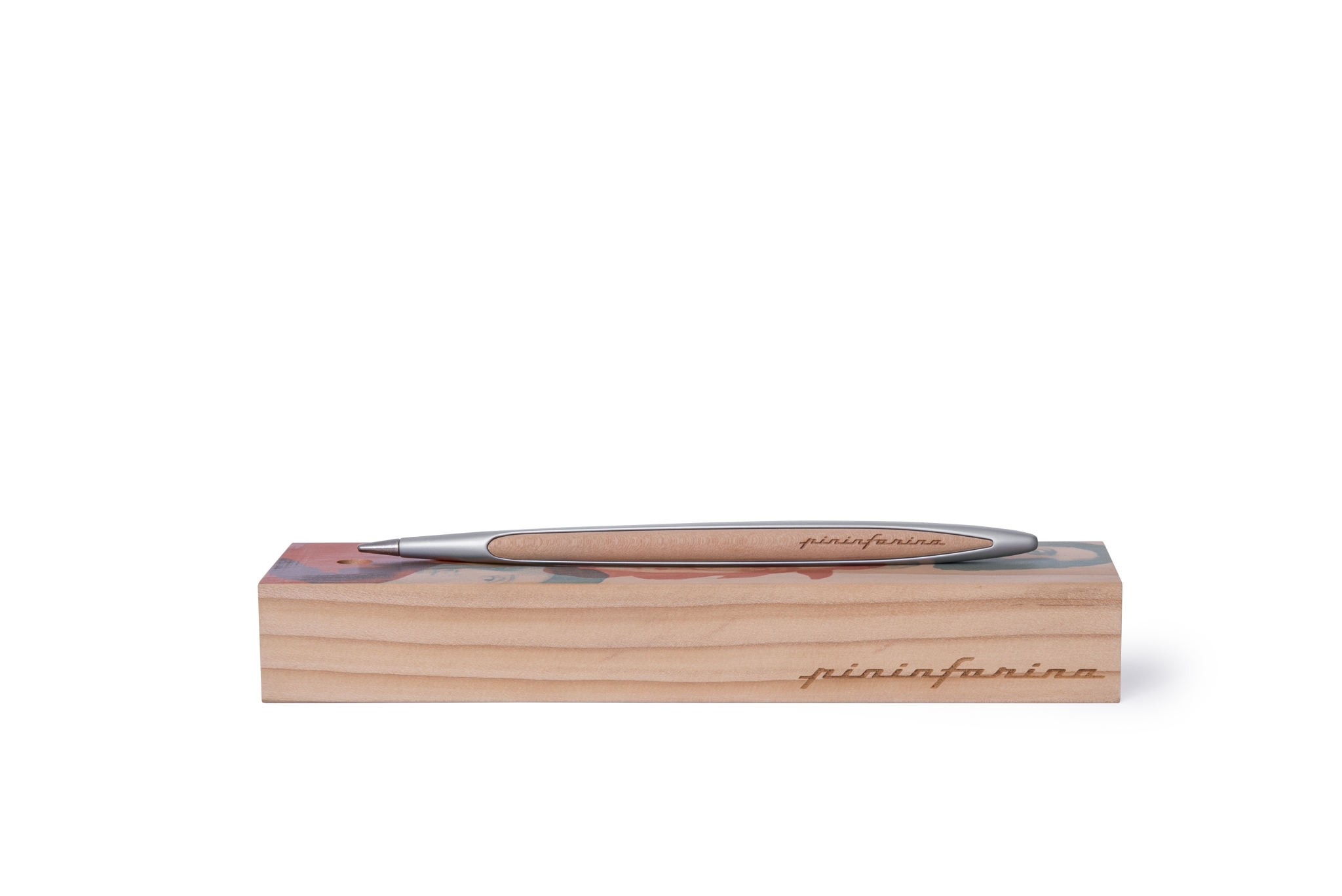 Вечная ручка Pininfarina Cambiano RAPHAEL URBINAS, серебристый, алюминий, дерево кедр