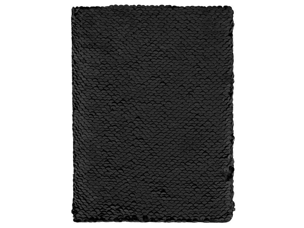 Блокнот с пайетками «Fashion», черный, картон