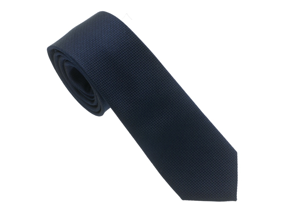 Шелковый галстук Uomo, синий, шелк