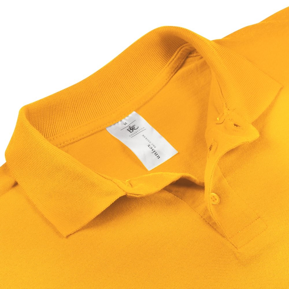 Рубашка поло Safran желтая, желтый, хлопок