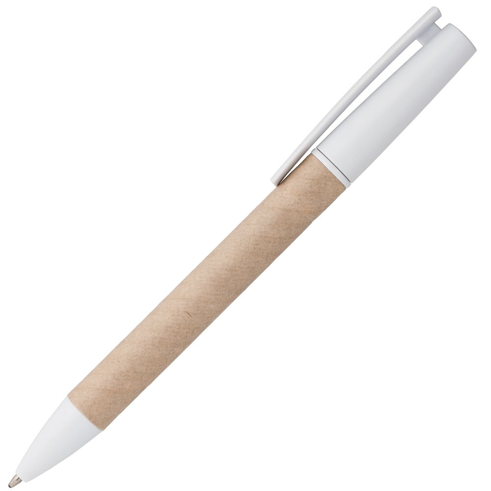 Ручка шариковая Pinokio, неокрашенная, неокрашенный, пластик, картон