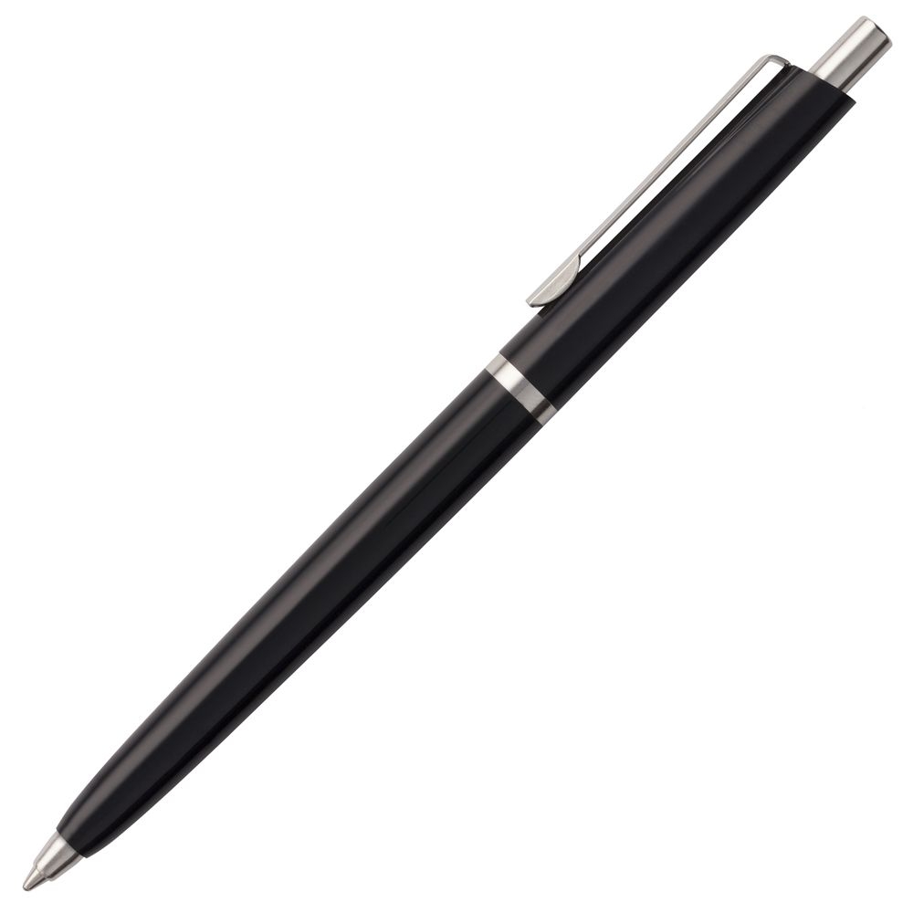 Ручка шариковая Classic, черная, черный, пластик; металл