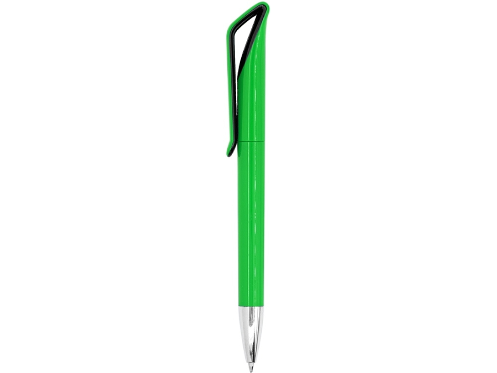 Ручка пластиковая шариковая IRATI, черный, зеленый, пластик