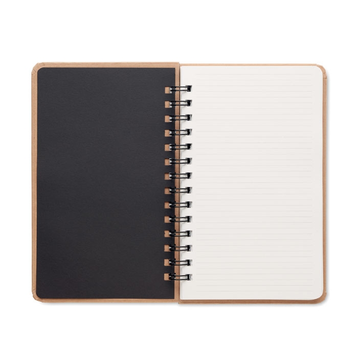 Pine tree notebook, бежевый, картон