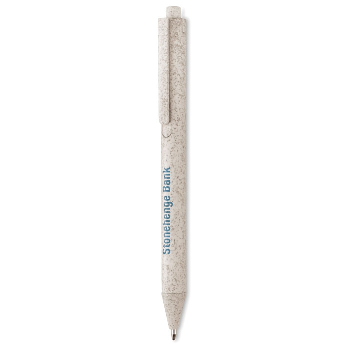 Ручка из зерноволокна и ПП, бежевый, пластик