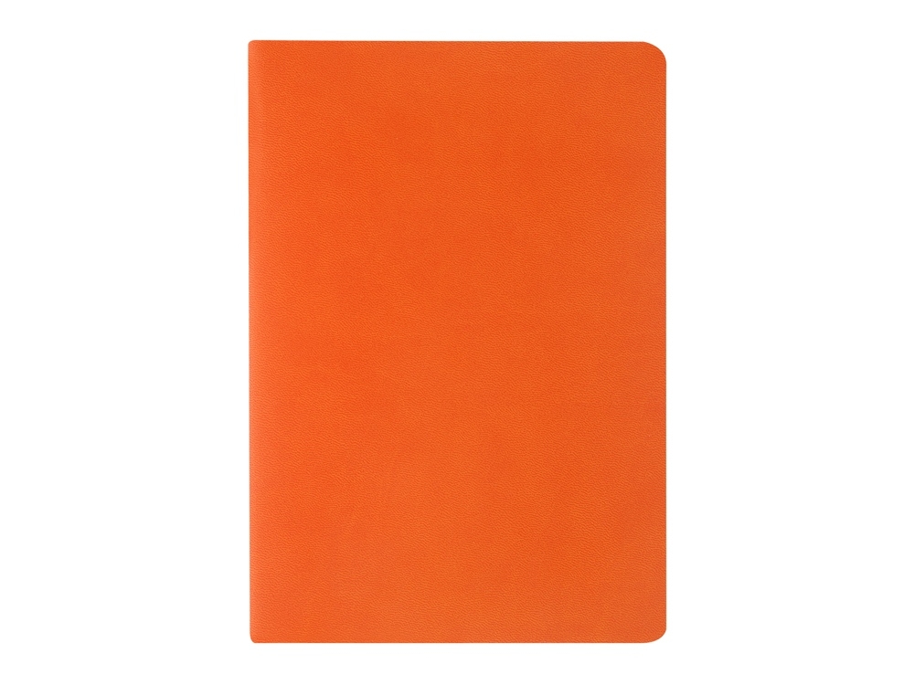 Бизнес тетрадь А5 «Megapolis Velvet flex» soft touch, оранжевый, кожзам, soft touch