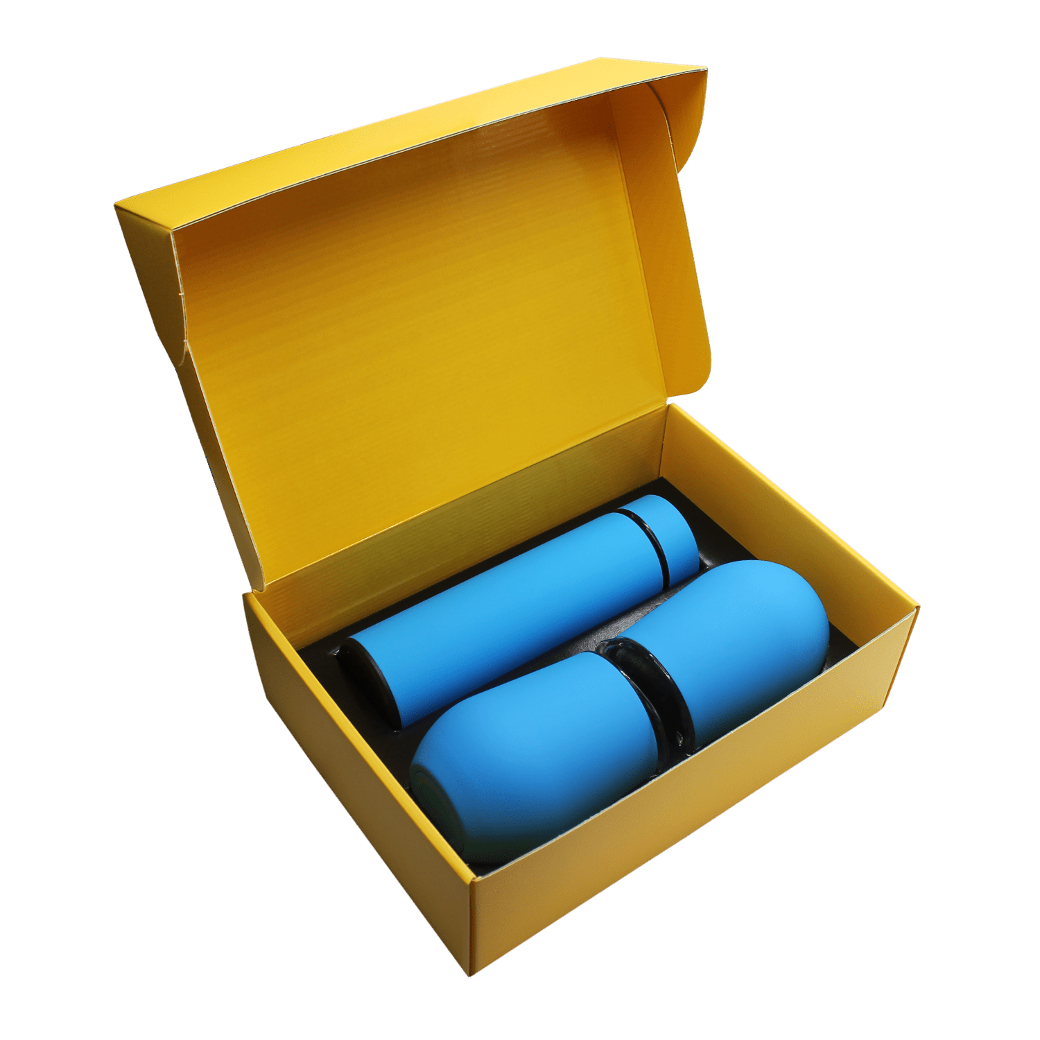 Набор Hot Box C2 (софт-тач) B (голубой), голубой, soft touch