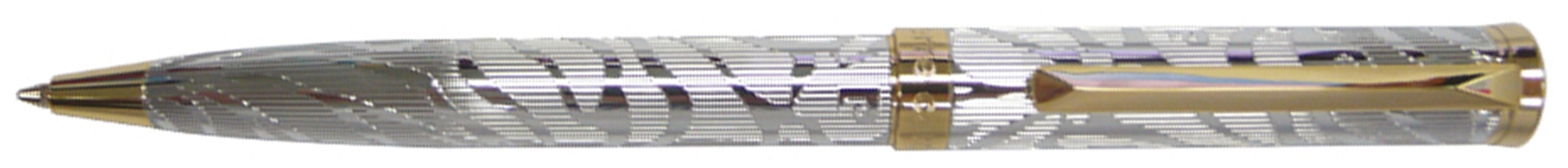 Ручка шариковая Pierre Cardin EVOLUTION. Цвет - серебристый. Упаковка В., серебристый, латунь, нержавеющая сталь