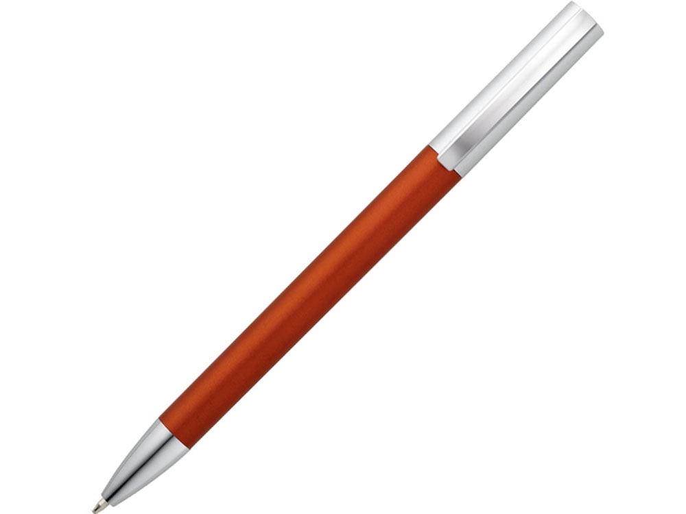 Шариковая ручка с зажимом из металла «ELBE», оранжевый, пластик