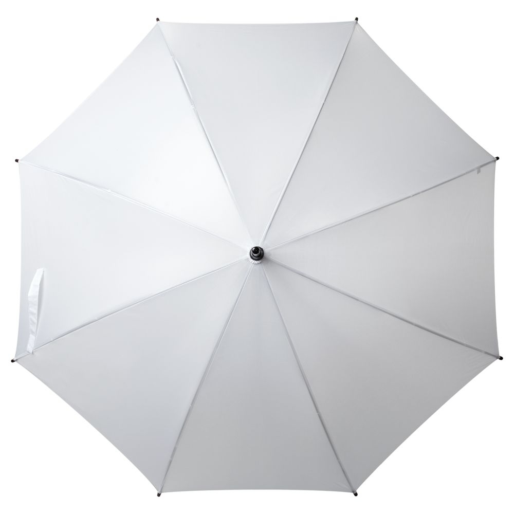 Зонт-трость Standard, белый, белый, полиэстер